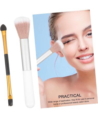 GOOHOCHY 2pcs Makeup Brush Eyeshadow Brush Eyeshadow Smudge Brush Cosmetic Eye Brush Eye Tool Brush Wool - Buy Online on GoSupps.com