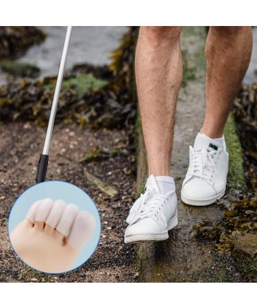 10-Piece Silicone Gel Toe Caps | Breathable Toe Protection for Ingrown Toenail & Friction Pain Relief - Buy Online on GoSupps.com