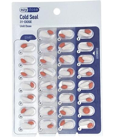6 Pack Refill Set for Monthly Medication Cold Seal Blister Packs - Buy Online on GoSupps.com