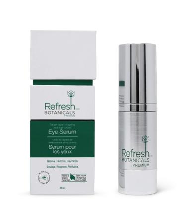 Refresh Botanicals Eye Serum | Premium Eye Cream with 7 Powerful Bioactives | Target Puffiness Dark Circles & Fine Lines| Organic & Natural | Paraben & Chemicals free | 30 ml