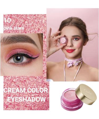 Oulac Glitter Eyeshadow Metallic Finish - Pink Star Light Pink | Waterproof & Long-Lasting | Vegan | 12g - Buy Online on GoSupps.com