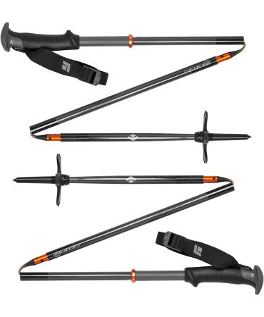 Black Diamond Carbon Compactor Ski Poles 115cm - Lightweight & Durable - Buy Online on GoSupps.com
