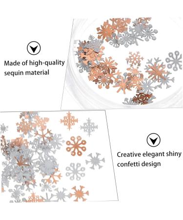 Shop Healeved Nail Art Accessories - Glitter Snowflake Confetti & Flakes for Manicures & Crafts | International Shipping - Buy Online on GoSupps.com