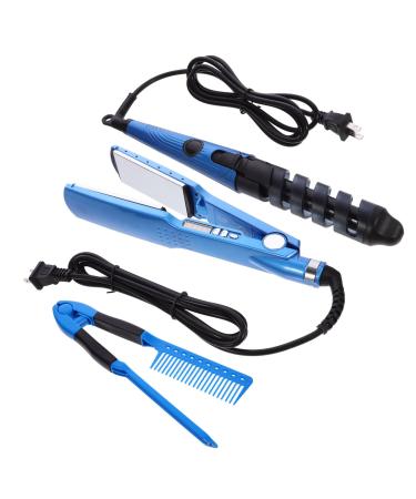 FOMIYES 1 Set Curling Iron Set Hair Curlers Hair Rollers Comb Curling Wand Women Hair Straightener Abs