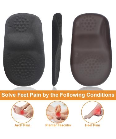 Buy Skyfoot Plantar Fasciitis Inserts - Heel Pads & Cushions for Pain Relief | 2 Pairs (Large - Buy Online on GoSupps.com