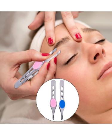 Fomiyes 8-Piece Stainless Steel Eyebrow Clip Set - Sloping & Pointed Tweezers for Makeup & Eyelash Extensions - Rustproof & Durable - Buy Online on GoSupps.com
