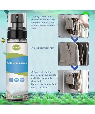 Static Guard Spray 2-Pack - Travel Size Anti Static Spray for Clothes, Hair, Car - 200ML - Buy Online on GoSupps.com