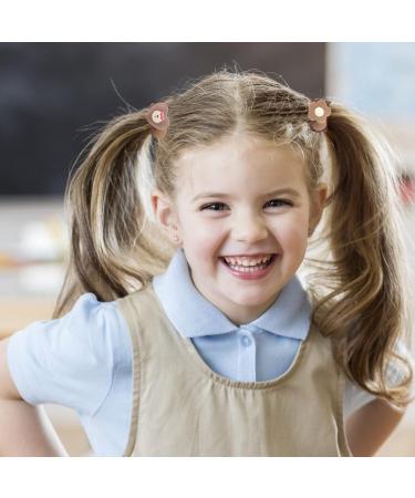 BOOBEES 13 pcs Cartoon Hair Ties - No Folds Elastic Bands for Girls & Women - Cute Beige & Brown Hair Accessories - Buy Online on GoSupps.com