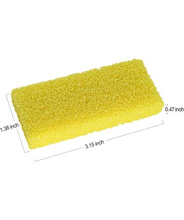 40Pcs Yellow Medium Coarse Disposable Foot Scrubber Sponge Pads - Pedicure Pumice Stone for Feet Callus Remover - Buy Online on GoSupps.com