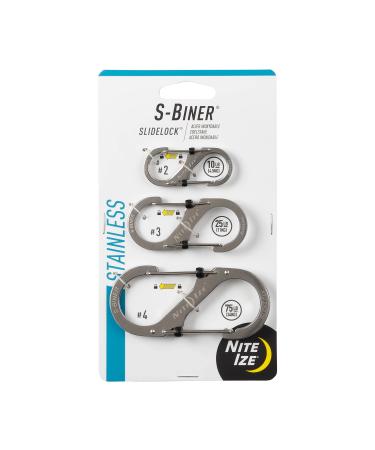 Nite Ize LSBC-11-R6 S-Biner Carabiner, Assorted, Stainless - Buy Online on GoSupps.com