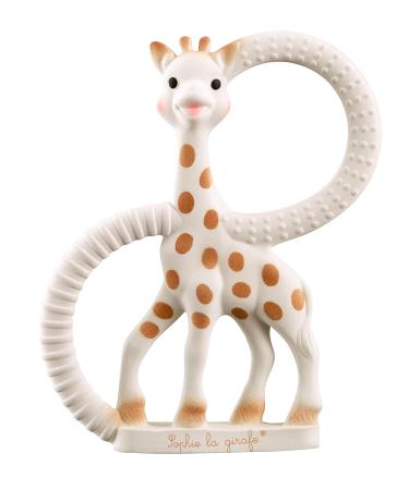 Vulli Sophie La Giraffe Fresh Touch Teething Ring & Tin Bundle - Soft Safe for Babies - 1x9x12 cm - International Shipping Available - Buy Online on GoSupps.com