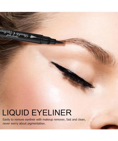 DRESSOOS 4pcs Abs Waterproof Makeup Eyeliner Stamp Long-lasting Eye Pencil Eyeliner Stamp - Buy Online on GoSupps.com