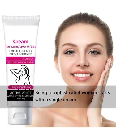 Lightening Face Cream Brightening Cream for Primary Parts Skin Lightening Cream | Reduces Dark Spots on: Face Elbows Knees Body (2) - Buy Online on GoSupps.com