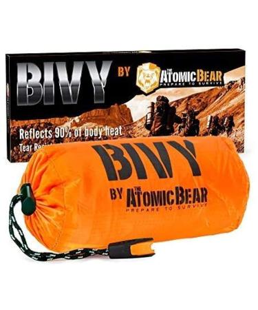 Emergency Sleeping Bags for Survival - Lightweight and Compact Bivy Sack for Sleeping Bag or Emergency Blankets for Survival - Emergency Bivy Bag for Winter Survival Kit or Survival Bag