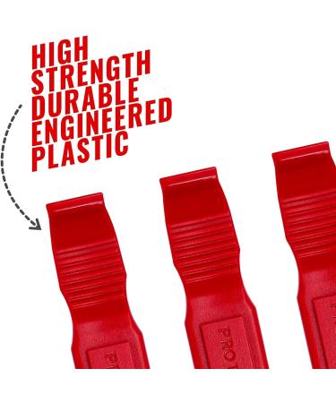 PRO BIKE TOOL 3 Pack Red Bike Tire Levers - Strong & Durable Tire Removal Tool for Road/Mountain Bikes - Bicycle Tire Lever for Flat Tire Repair - Buy Online on GoSupps.com