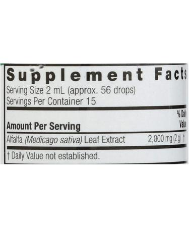 Nature's Answer Alcohol-Free Alfalfa Extract 1oz - Boost Immunity, Digestion & Detox - Buy Online on GoSupps.com