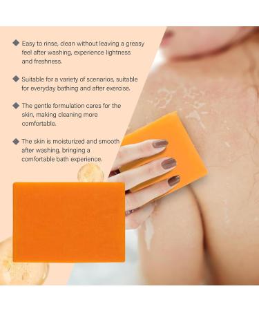  homomdy Papaya & Turmeric Soap Papaya Cleansing Soap for Face & Body Brightening & Exfoliating Reduces Dull Spots & Hyperpigmentation Deep Moisturizing & Deodorant (2pcs) - Buy Online on GoSupps.com