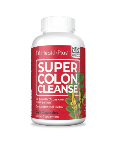 Super Colon Cleanse, 530mg, 240 Count (Pack of 1) - Buy Online on GoSupps.com
