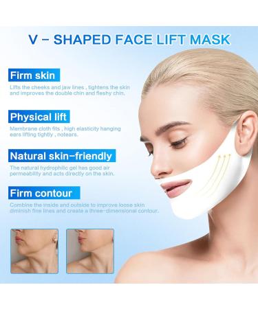 10PC Bloskin Double Chin Mask | Reusable V Line Lifting Face Mask for All Skin Types - Firm and Lift Your Face - Buy Online on GoSupps.com