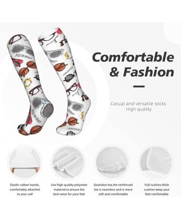 Buy Retro Compression Socks for Men & Women | 15-20 mmHg Circulation Support for Running & Cycling - Buy Online on GoSupps.com