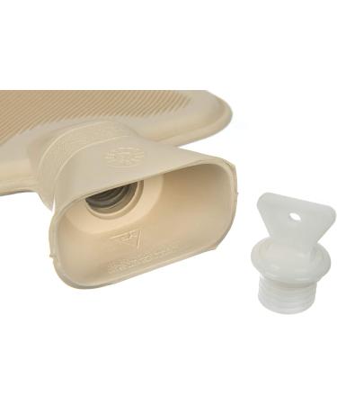 FiNeWaY 2L Hot Water Bottle Body Warmer with Pocket for Pain Relief | Knitted Black | Back, Neck, Shoulder, Leg Arthritis Relief - Buy Online on GoSupps.com