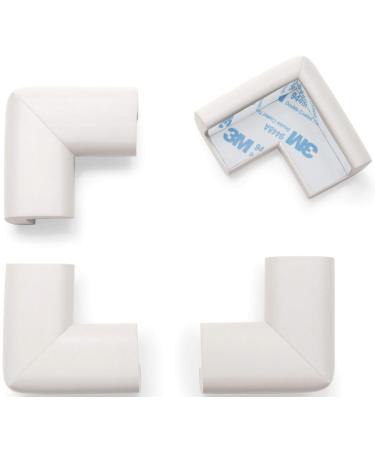 RovingCove Corner Protector for Baby (4 Large Corners), Hefty-Fit Heavy-Duty Soft Rubber Foam Furniture Corner Bumper Guards, 3M Adhesive Pre-Taped, Oyster White - Buy Online on GoSupps.com