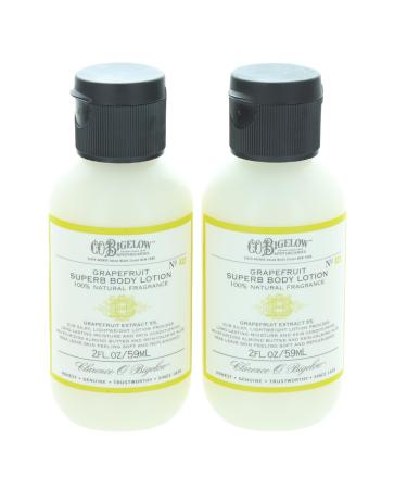 C.O. Bigelow Grapefruit Body Lotion Travel Size - Lot of 2 - 2 fl. oz. Each