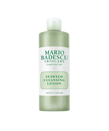 Mario Badescu Seaweed Cleansing Lotion for Combination  Dry and Sensitive Skin |Facial Toner that Clarifies and Replenishes |Formulated with Witch Hazel & Bladderwrack Extract 16 Fl Oz (Pack of 1)
