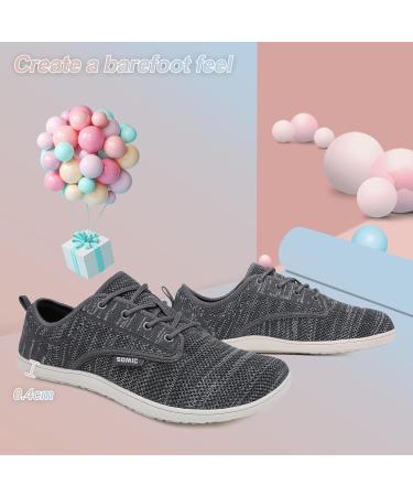 Buy Barefoot Shoes for Men & Women | Minimalist Trail & Running Sneakers | Lightweight Slip-Resistant Zero Drop - EU Size 44 Gray - Buy Online on GoSupps.com