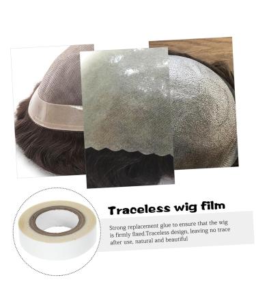 1 Roll Wig Film Wig Lace Glue Wig Adhesive Tape Double Sided Wig Tape Hair Tape for Wigs Lace Front Wig Tape Wig Stuff Lace Glue for Wigs Wig Tape for Lace Wigs Tissue White Mikinona 4.70X4.70X1.30CM White - Buy Online on GoSupps.com