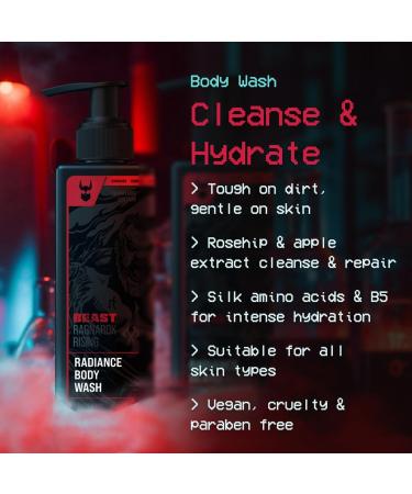 The Beard Struggle Beast Body Bundle: Men's Body Wash Deodorant & Cologne - Eddie Hall The Beast Line Ragnarok Rising Special Edition - Premium Body Wash Men Men Deodorant & Roll on Cologne for Men - Buy Online on GoSupps.com
