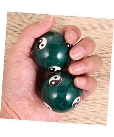 Frcolor Baoding Balls - 2 Pairs Gemstone Hand Massage Balls for Fitness & Relaxation | International Shipping - Buy Online on GoSupps.com