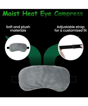 Eye Mask Set of 3 - Heated & Cooling Eye Masks for Dry Eyes Migraines Blepharitis & Styes - Moist Warm Compress & Cold Compress Solutions - Buy Online on GoSupps.com