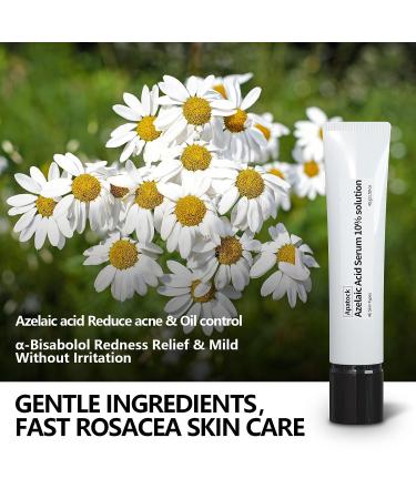 10% Azelaic Acid Serum for Rosacea & Dark Spot Removal - Redness Relief & Acne Treatment - 1.4oz - Buy Online on GoSupps.com