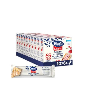 Hero Hero Pack of 10 boxes of 6 bars of 20g each palm oil free zero preservatives no coloring no added sugar - 1200g