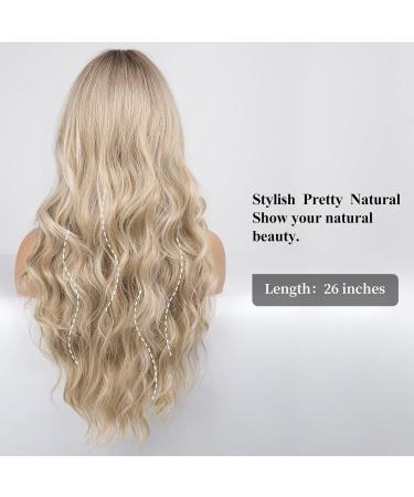 Buy Haircube Ombre Blonde Long Curly Wig with Pony Heat-Resistant Synthetic Hair for Fashion-Forward Women - Buy Online on GoSupps.com