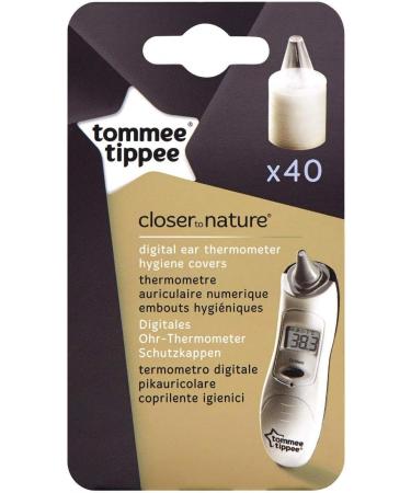 Tommee Tippee Closer to Nature Digital Ear Thermometer Hygiene Covers x40 - Hygienic Protection for Accurate Readings - Buy Online on GoSupps.com