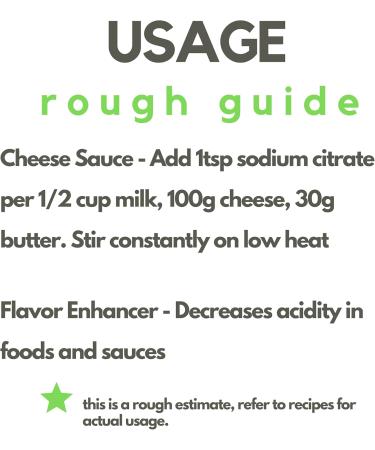 Sodium Citrate (1lb) by Elo s Premium |100% All-Natural Food Grade Emulsifier and Preservative| Packaged In Canada| Used As Emulsifier Flavor Additive and Preservative| Non-GMO Kosher and Halal Friendly Gluten Free| Make Cheese Sauces Club Soda Gravy and  - Buy Online on GoSupps.com