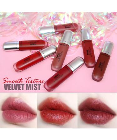 Deep Dark Red Lipstick Set | Long-Lasting 24-Hour Matte Lip Liner & Gloss Stain for Women - Buy Online on GoSupps.com