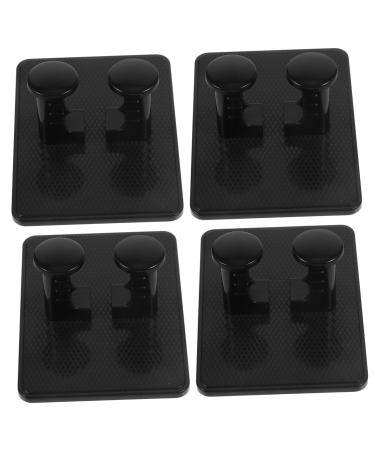 COOPHYA 4pcs Razor Hanger Socket Holder For Man Towel Abs Storage Box Acrylonitrile Butadiene Styrene