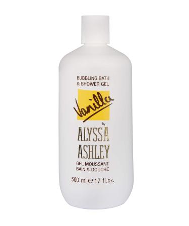 ALYSSA ASHLEY Alyssa Ashley - Vanilla Foaming Bath Shower Gel Gentle Shower Gel to Cleanse Moisturize and Revitalize Skin - 500 ml