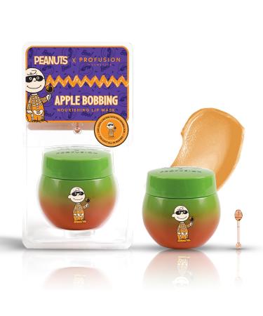 Profusion Cosmetics Peanuts Apple Bobbing Overnight Lip Mask Moisturize and Nourish Lips with Shea Butter Vitamin C and E Infused Lip Balm