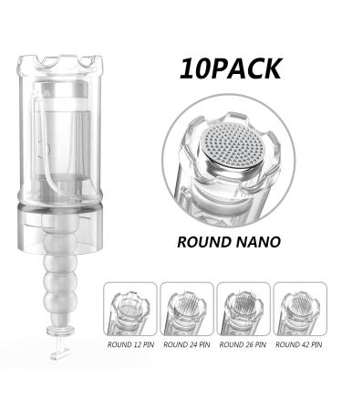 Microneedling Needles | 10-Piece Nano Pin Replacement Cartridges for Dermapen A10 EN48-10-RN - Buy Online on GoSupps.com