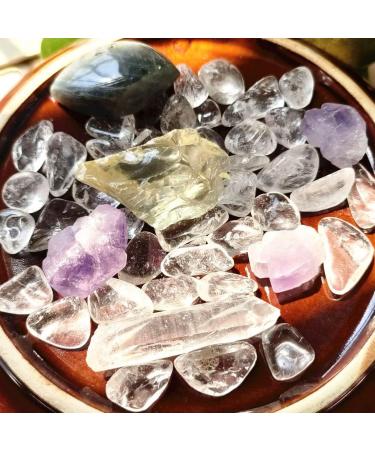 Specimen Natural Citrine Quartz Crystal Labradorite Palm Stone Mini Amethyst Cluster Clear Crystal Chips Tumble Stone Crystal specimeStone Stone Crystal Reiki - Buy Online on GoSupps.com