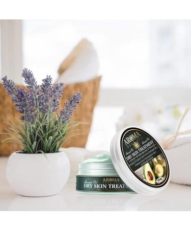 AROMA DEAD SEA Avocado Cream for Dry Skin - Heal Cracked Heels & Moisturize Hands with Vitamin E & Dead Sea Minerals - 5.4 fl. oz - Buy Online on GoSupps.com