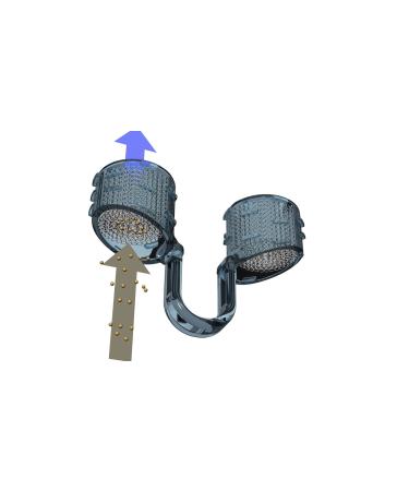 Best break dust filter system for the nose NF05016 1 filter holder size M with 9 mm inside diameter (mainly for adults) with 30 nose filter inserts for filtering dust dirt chips and pollen between 20 and 60 m.Filters pollen skin scales dust mold spores ge