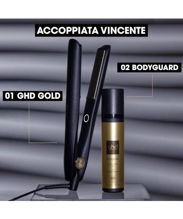 GHD GOLD Professional Hair Smoothing - Curling & Waves Optimal 185 C Two-Zone Technology New Black Packaging - Buy Online on GoSupps.com