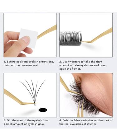 Professional Stainless Steel Eyelash Tweezers | Precision Tools for Eyelash Extensions & Beauty Accessories - Buy Online on GoSupps.com