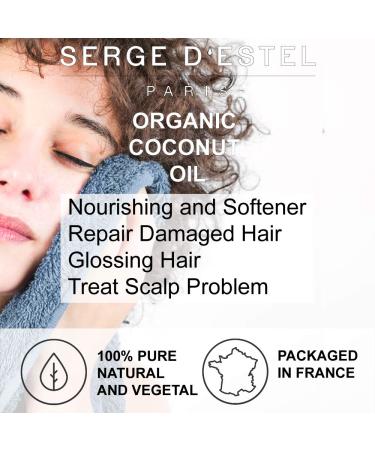 100% Pure Organic Coconut Oil - 100ml - Natural Hair & Body Care | International Shipping Available - Buy Online on GoSupps.com