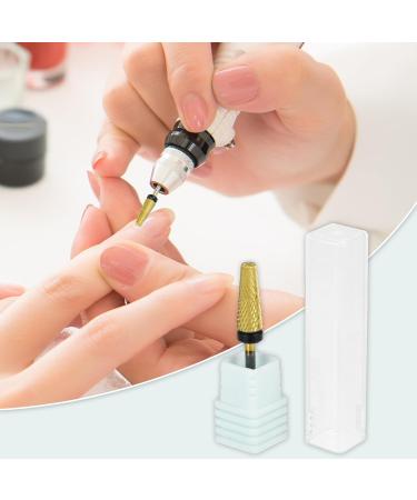 VOCOSTE Nail Drill Bits Tungsten Steel Nail Art Tools Gold Tone - Buy Online on GoSupps.com